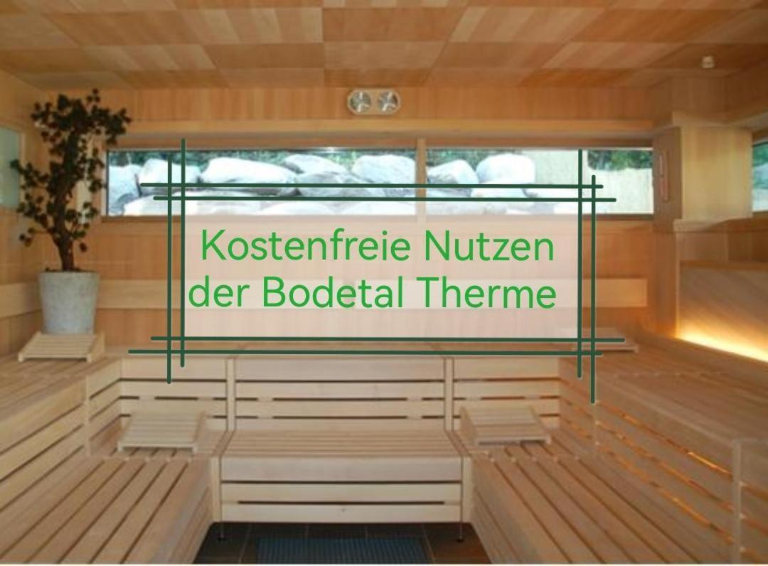 Hotelpark Bodetal Mit Ferienwohnungen Thale Esterno foto